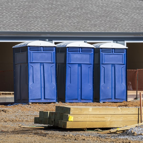 is there a specific order in which to place multiple porta potties in Kirby